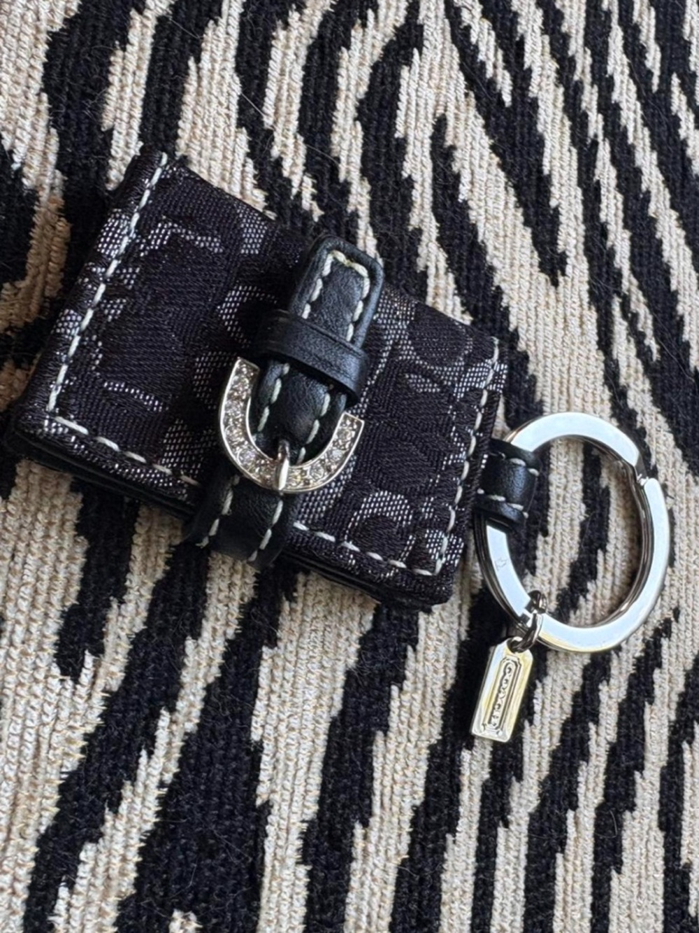 Coach mini keychain
